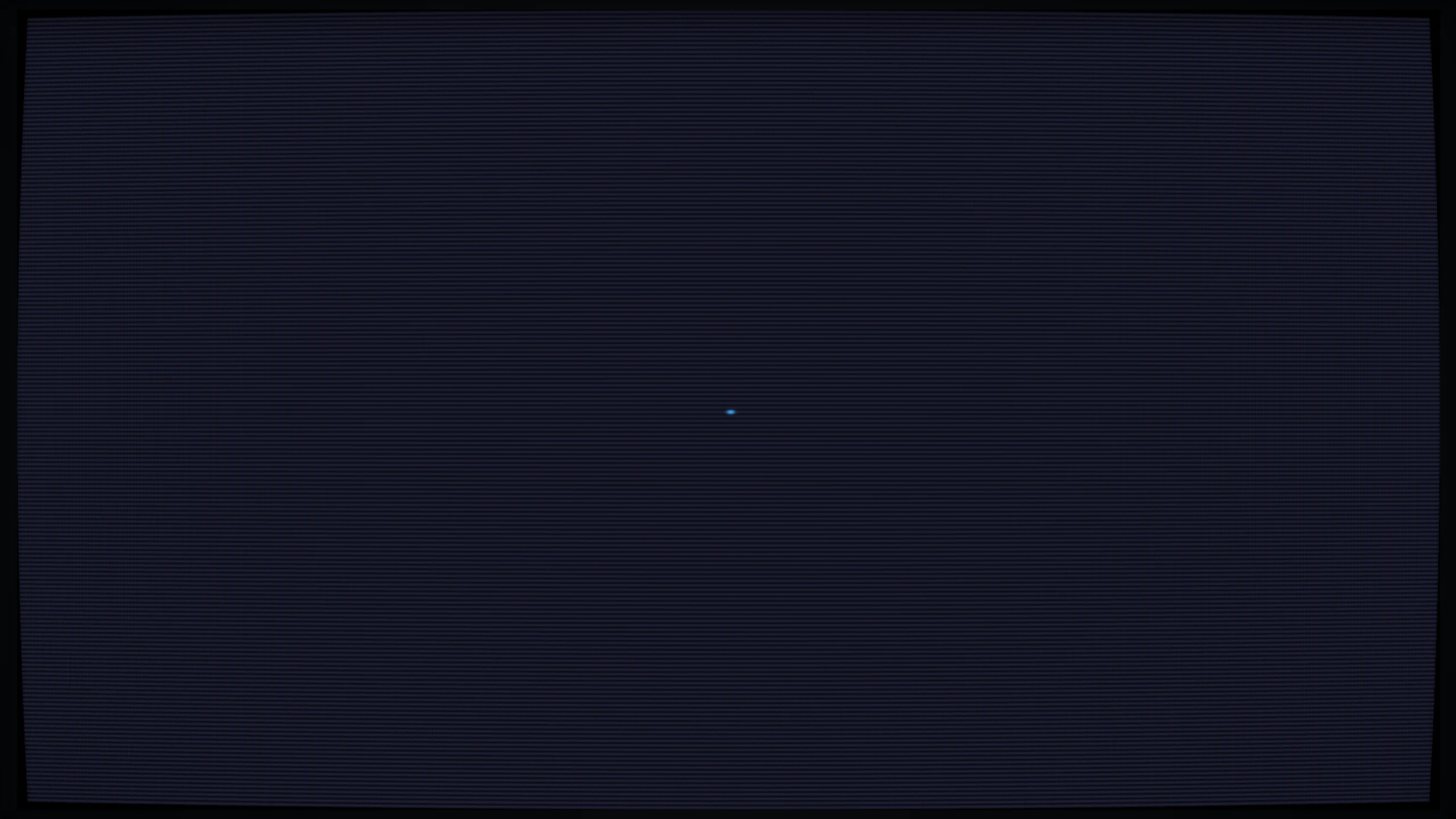 Ein heller Punkt liegt auf einem dunkelblauen Hintergrund.